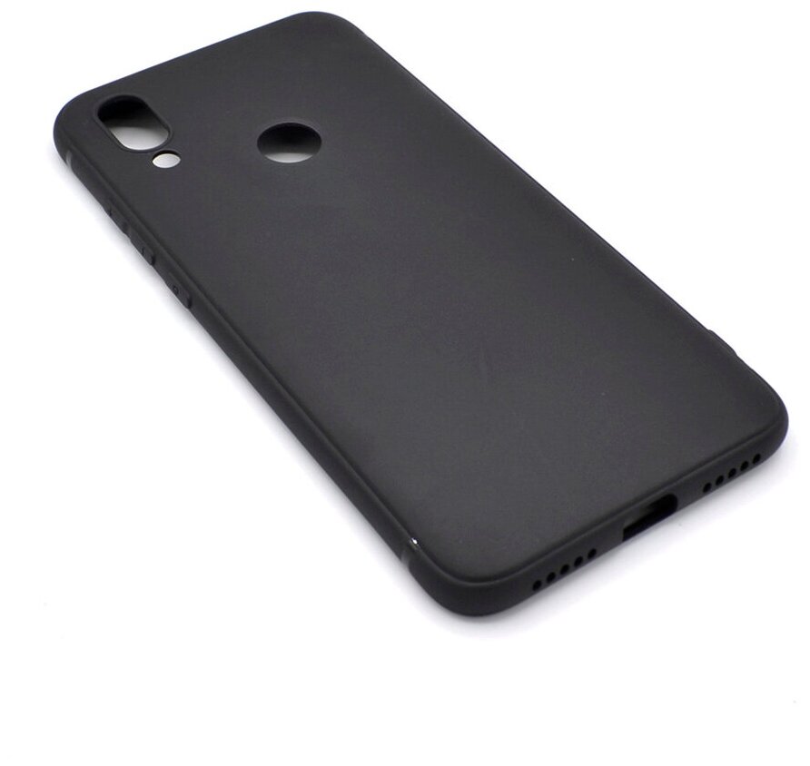 Чехол матовый для Xiaomi Redmi 7, черный