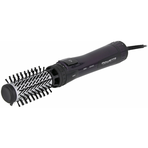 Фен-щетка Rowenta CF 9525 черный/фиолетовый техника для волос rowenta фен щетка brush activ compact cf9520f0