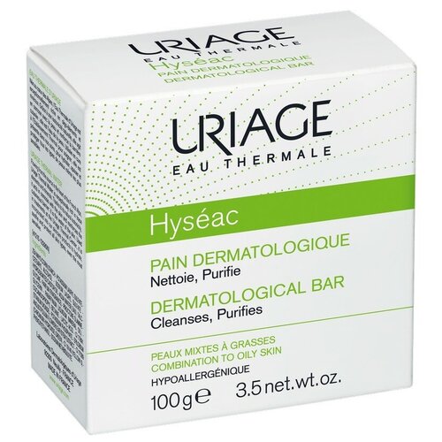Uriage Мыло кусковое Hyseac, 100 г