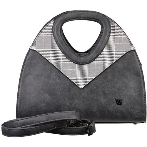 фото Сумка кросс-боди vera victoria vito, фактура гладкая, серый