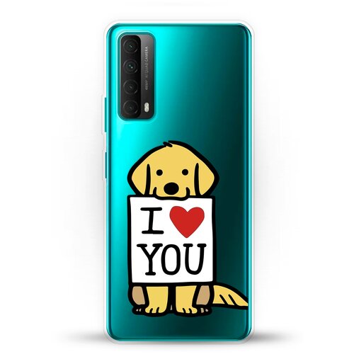 фото Силиконовый чехол верный пёс на huawei p smart 2021 andy & paul