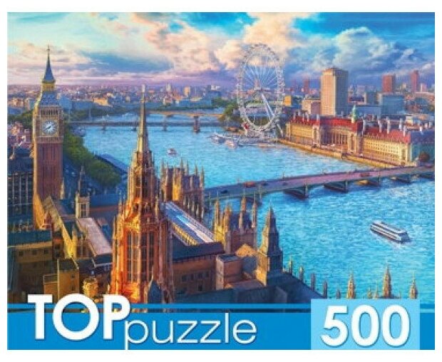 TOPpuzzle. Пазлы 500 элементов. ХТП500-4222 лондонский пейзаж