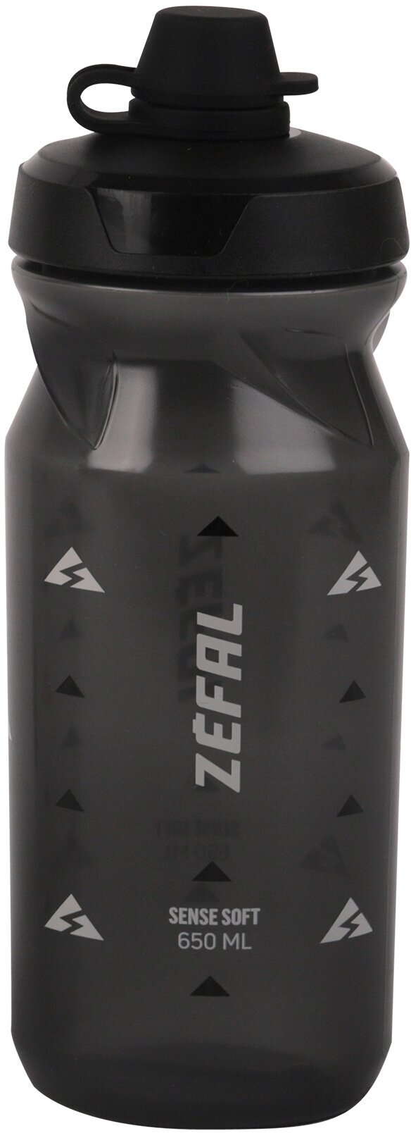 Фляга Zefal Sense Soft 65 No-Mud Bottle (без упаковки) Smoked Black