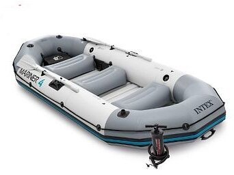 Надувная лодка Intex Mariner-4 Set, Intex 68376