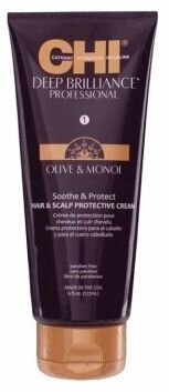 CHI DEEP BRILLIANCE O & M SOOTHE & PROTECT Защитный Крем для Волос и Кожи Головы 177 мл.