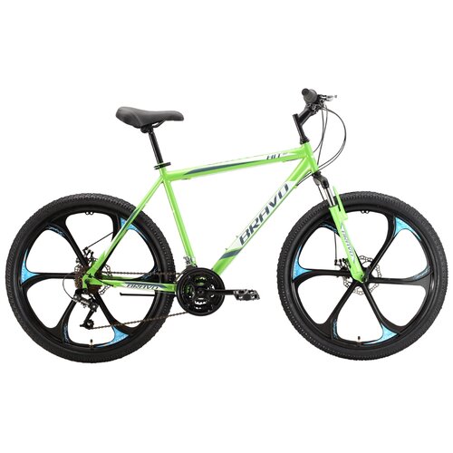 Горный (MTB) велосипед Bravo Hit 26 D FW (2021) зеленый/белый/серый 20