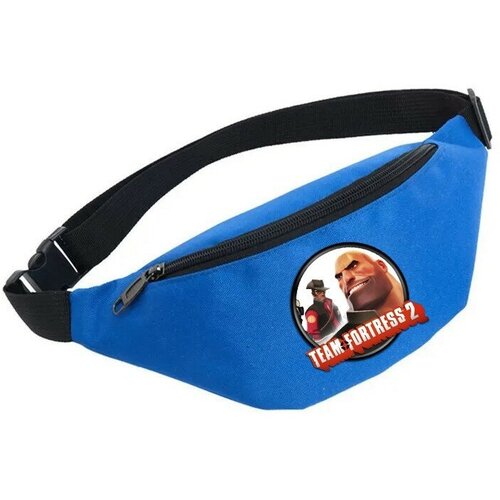 фото Сумка поясная noname, голубой