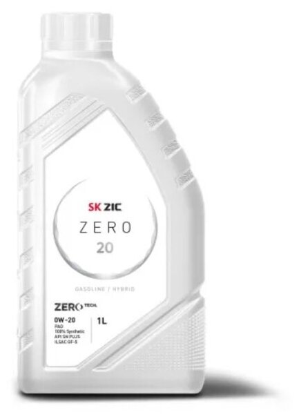 Синтетическое моторное масло ZIC Zero 0W-20, 1 л 132035