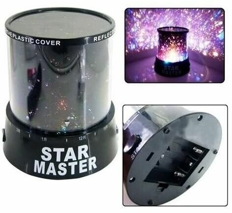 Ночник проектор "Звездное небо" USB+адаптер STAR MASTER LED INTERCHANGING COLOURS nch-020/ Светильник