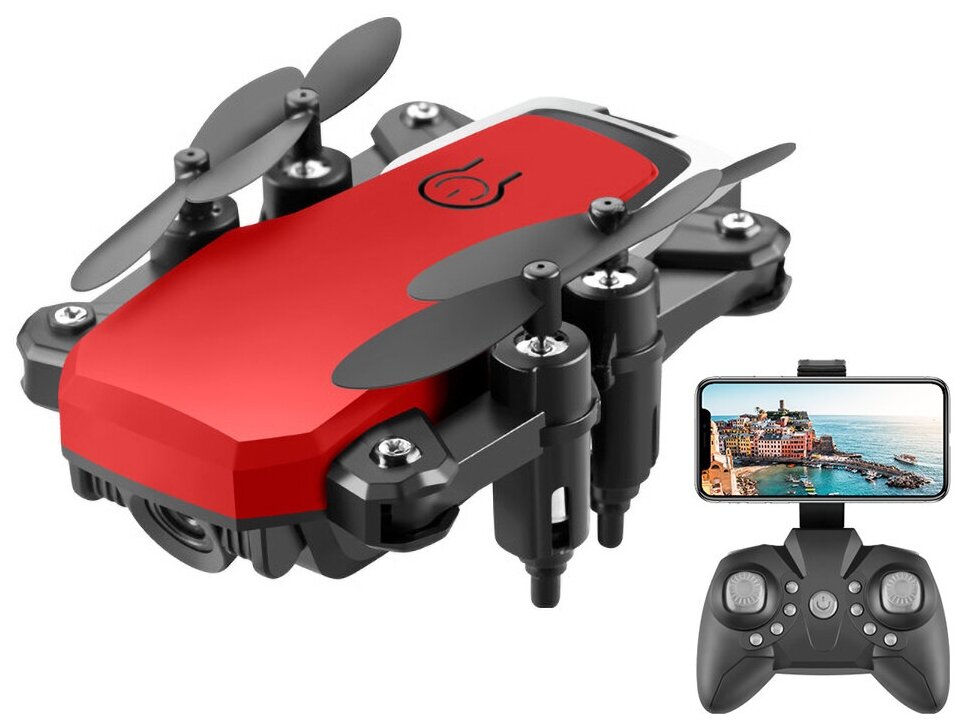 Квадрокоптер Smart Drone Z10 с HD камерой (Красный)