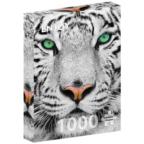 Пазл Enjoy 1000 деталей: Белый сибирский тигр