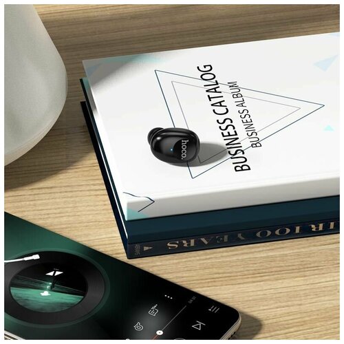 Беспроводная блютуз гарнитура с микрофоном для телефона Bluetooth v53 50mAh для смартфона Айфон и Андроид 115500₽