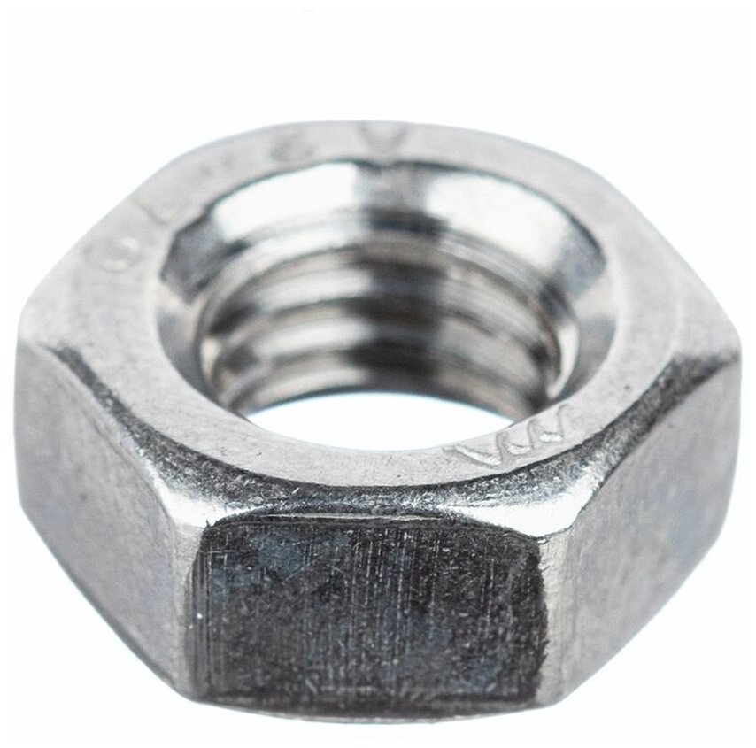 Гайка крепежная нержавеющая сталь M8 DIN 934 (15 шт.)