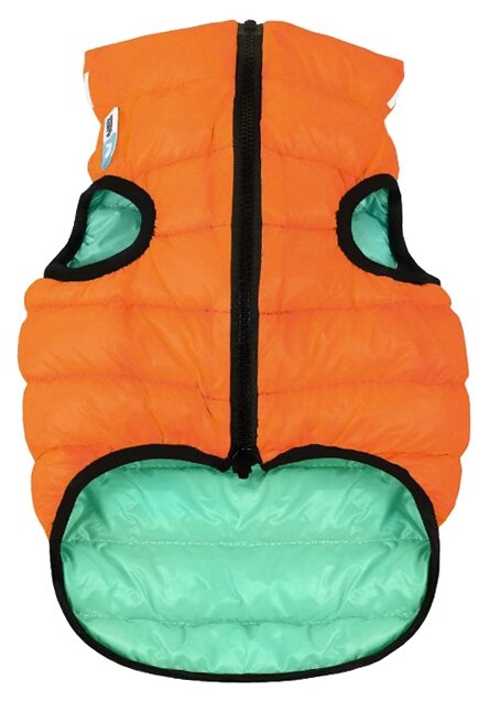 Х2321 AiryVest Курточка двухсторонняя светящаяся ЭйриВест Lumi, размер L 65, оранжево-салатовая. Спи