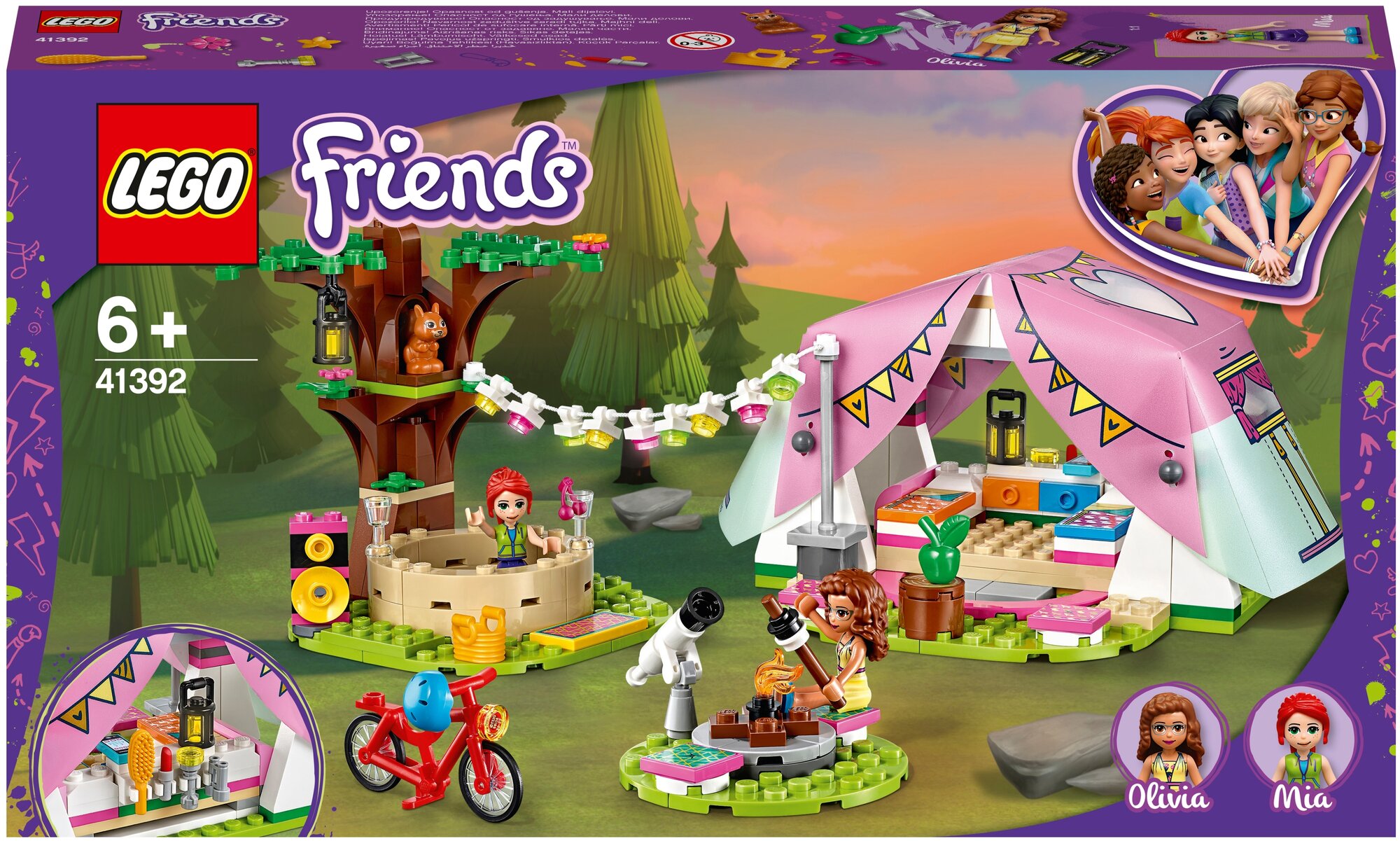 Конструктор LEGO Friends 41392 Роскошный отдых на природе, 241 дет.