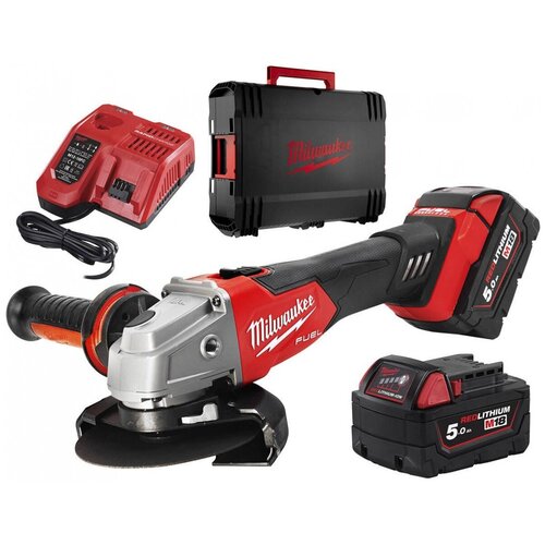 аккумуляторный гайковерт milwaukee m18 onefhiwp12 502x Машина углошлифовальная MILWAUKEE M18 FSAG125XB-502X 4933478430 (TOP-15)