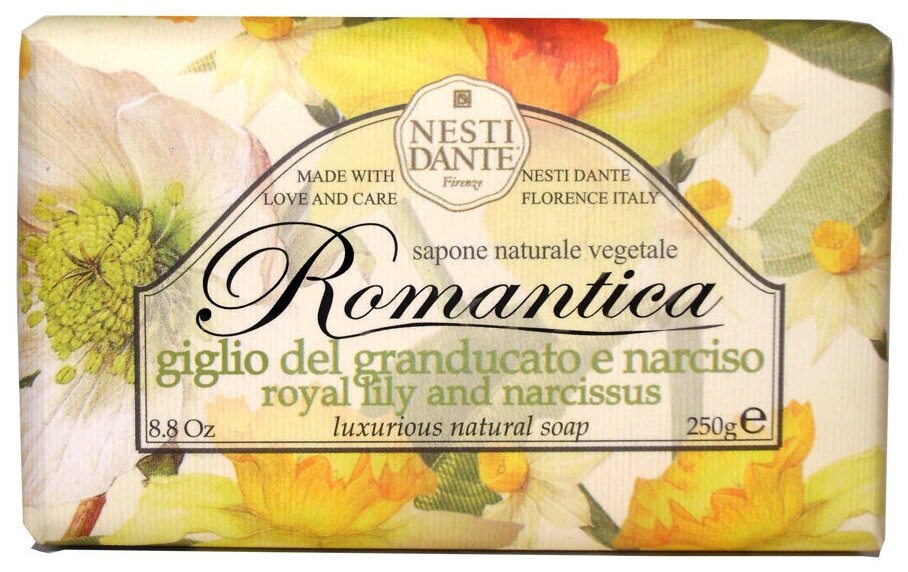 фото Nesti Dante Мыло кусковое Romantica Royal Lily and Narcissus