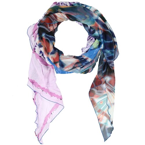 фото Шарф-ромбы оланж ассорти (комбинированный из двух ромбов) оа-romby-18