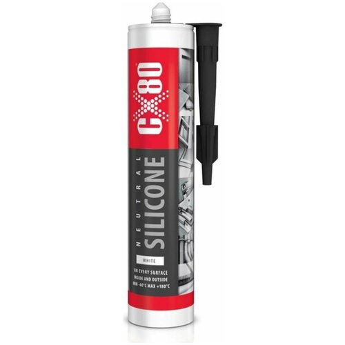 Силиконовый нейтральный герметик CX80 белый 310ML 166