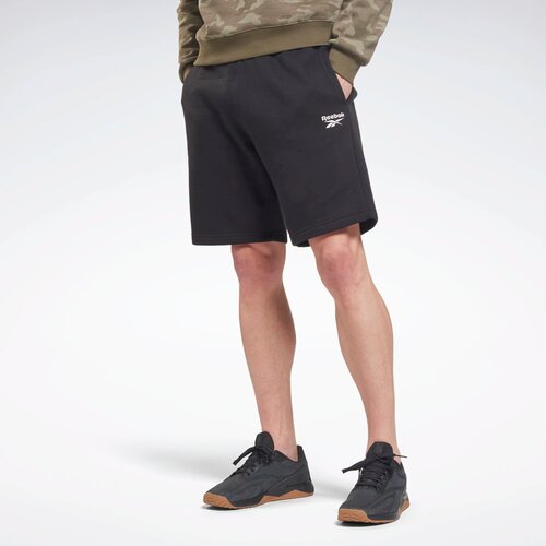 Шорты/Reebok/HG4453/RI Left Leg Logo Short/черный/M