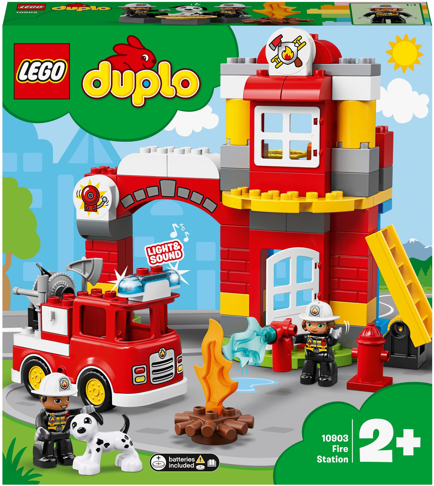 Конструктор LEGO DUPLO 10903 Пожарное депо, 76 дет.