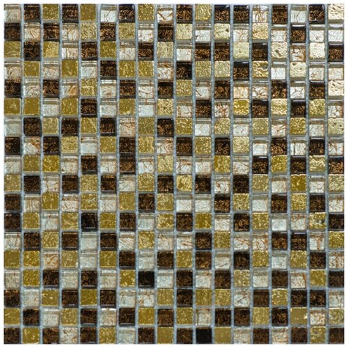 Мозаика Colori Viva Madrid Бежевая Стеклянная 1.5x1.5 30.5x30.5 CV10156
