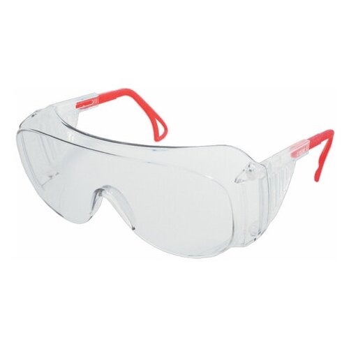 фото Очки защитные открытые росомз о45 визион super, прозрачные, регулируемые дужки, незапотевающее покрытие, поликарбонат, 14530
