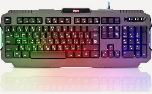 Изображение товара Клавиатура Defender Legion GK-010DL USB, RGB, Black (45010)