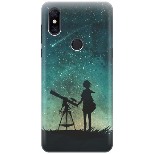 фото Cиликоновый чехол на xiaomi mi mix 3 / сяоми ми микс 3 с принтом "загадай желание" gosso