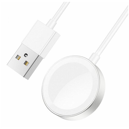 Зарядное устройство сетевое, беспроводное для iWatch, Hoco CW39 wireless charger, белое, 1 упаковка