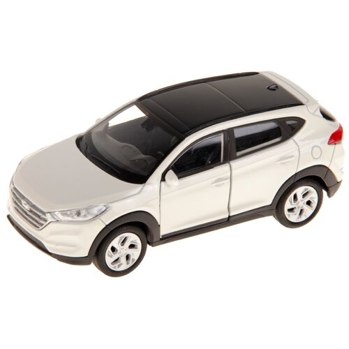 welly 1 36 hyundai tucson ix35 alloy diecast collectible car toy ornament souvenir nex new exploration of model Машинка Welly Hundai Tucson (43718) 1:38, 12 см, белый