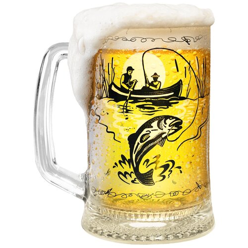 Кружка пивная для рыбака 