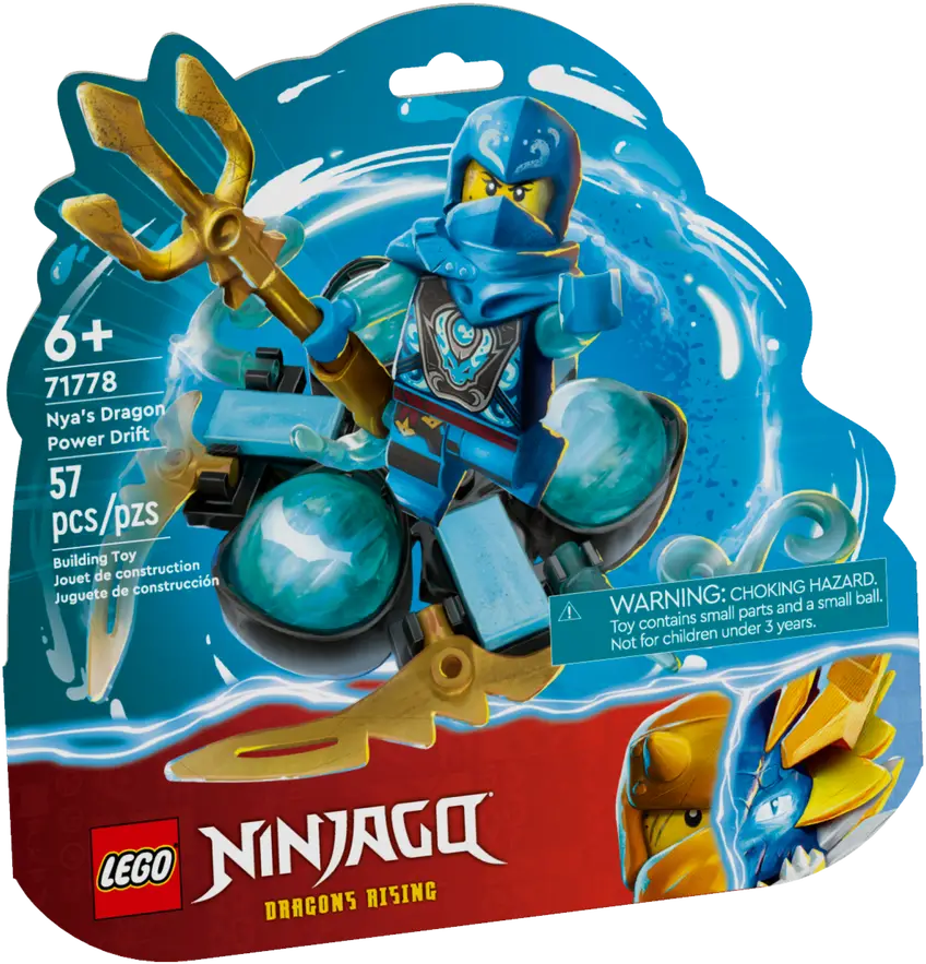 Конструктор LEGO Ninjago 71778 Nya's Dragon Power Spinjitzu Drift