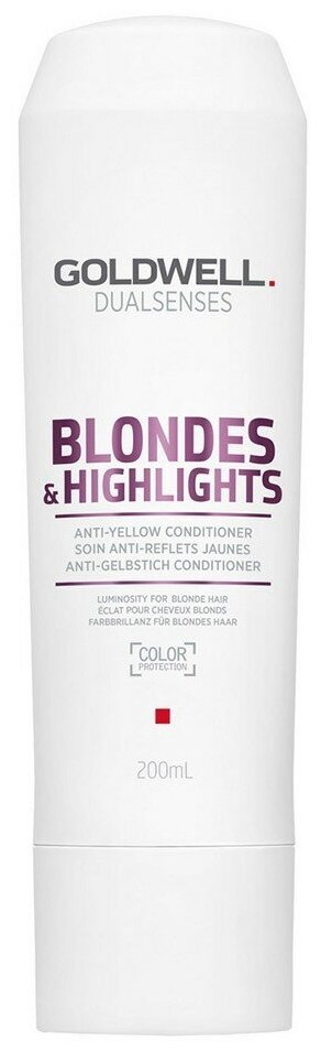 Goldwell Dualsenses кондиционер Blondes & Highlights Anti-Yellow против желтизны осветленных волос, 200 мл