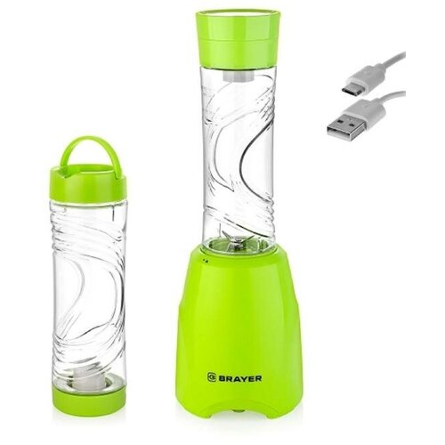 Блендер BRAYER BR1202 стационарный 300 Вт 06 л 1 скорость зеленый 267000₽