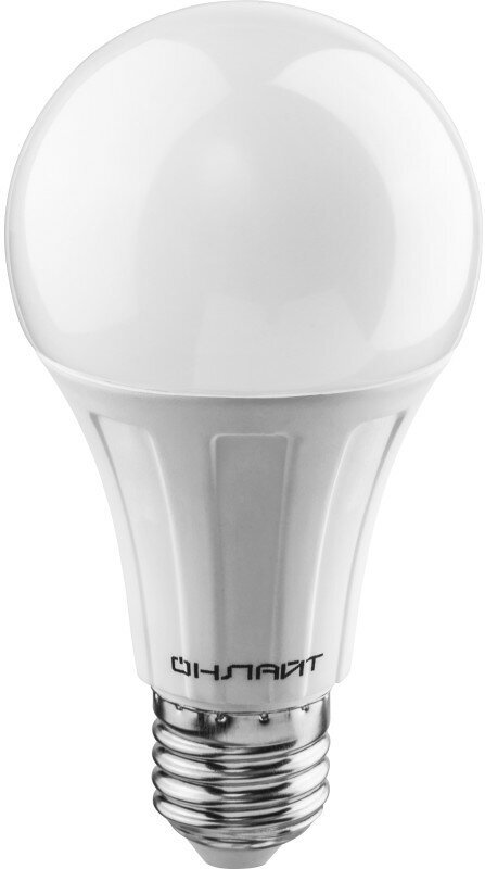 Лампа светодиодная OLL-A60-10Вт-230-6,5K-E27 онлайт