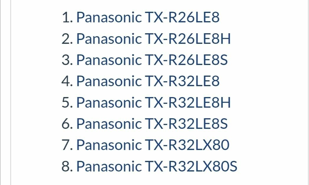 Пульт ДУ для PANASONIC EUR7651150