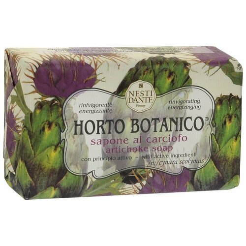 Nesti Dante Мыло кусковое Horto Botanico Artichoke, 250 г