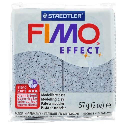 Глина полимерная FIMO Effect запекаемая гранит (8020-803), 57 г 57 г полимерная глина fimo effect запекаемая звездная пыль 8020 903 57 г 57 г