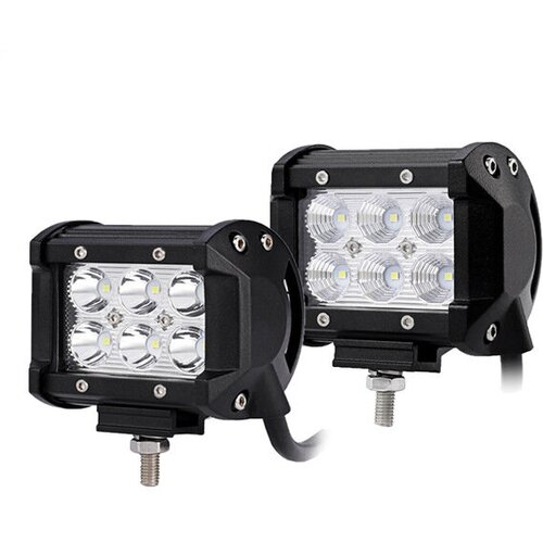 Комплект светодиодных фар K-DC-18W FLOOD ближний, рабочий свет