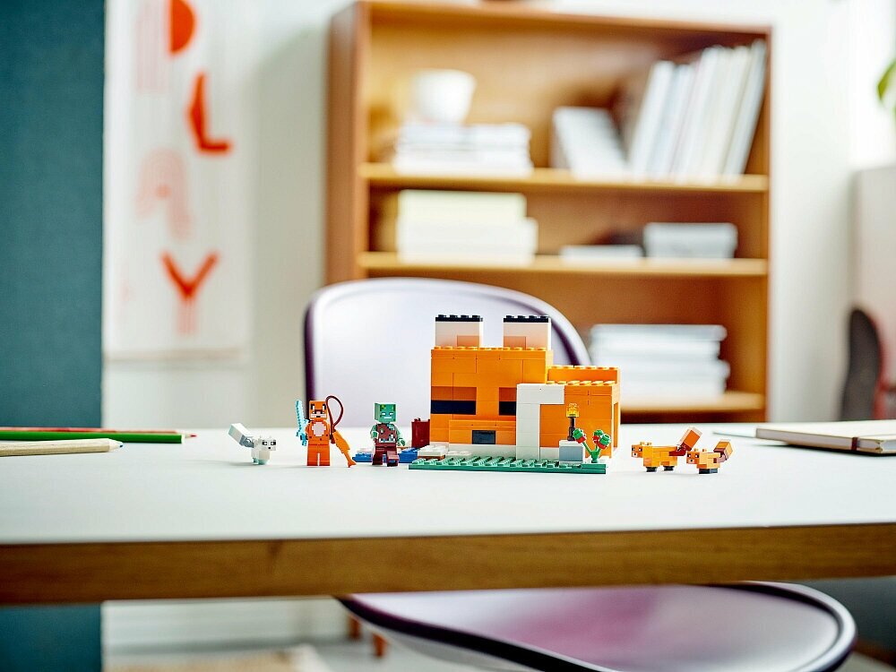 Конструктор LEGO Minecraft Лисья хижина 21178 — фото 1