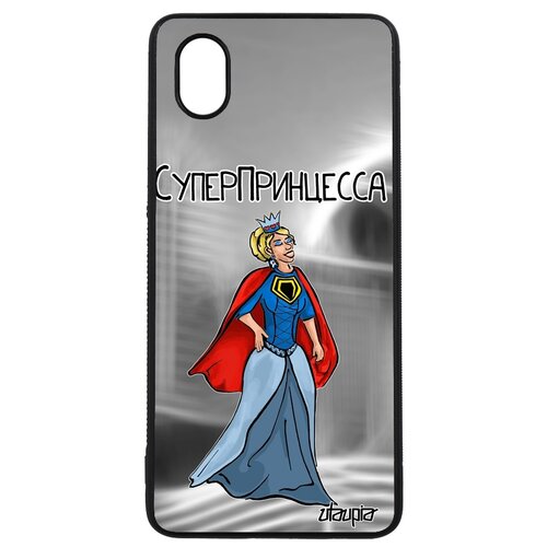 фото Чехол для смартфона samsung galaxy a01, "суперпринцесса" рисунок принцесса utaupia