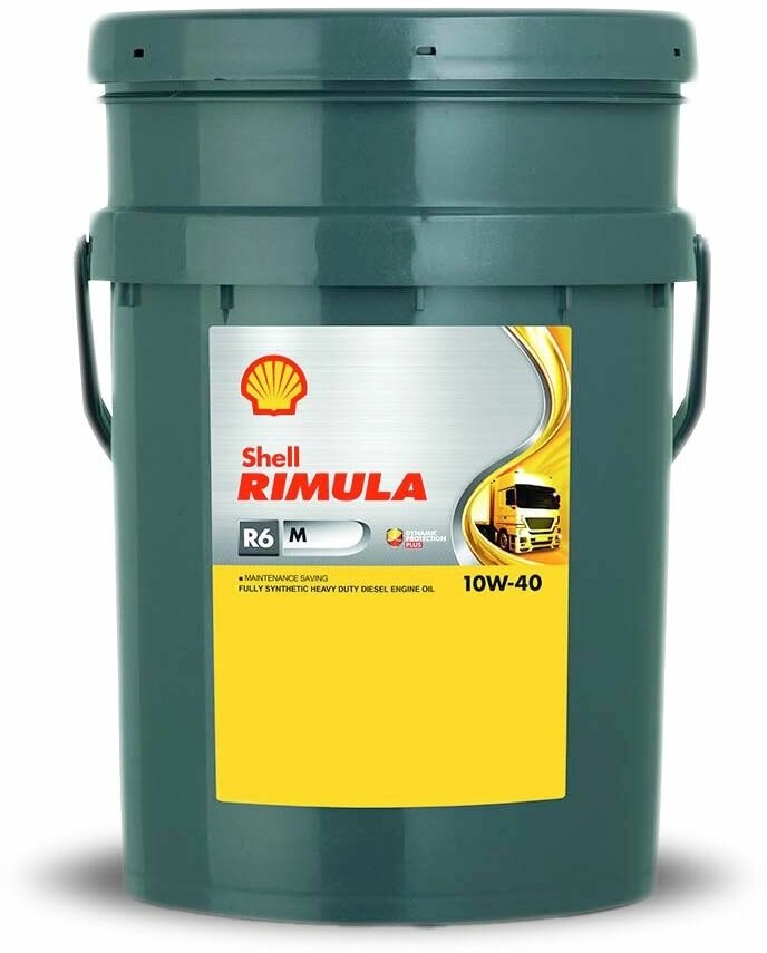 Моторное масло SHELL Rimula R6 M 10W-40 20л. синтетическое [550046753] - фото №5