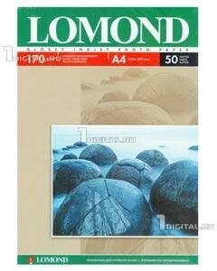 Фотобумага Lomond A4, 170 г/м2 (25 листов) глянцевая односторонняя (0102143)
