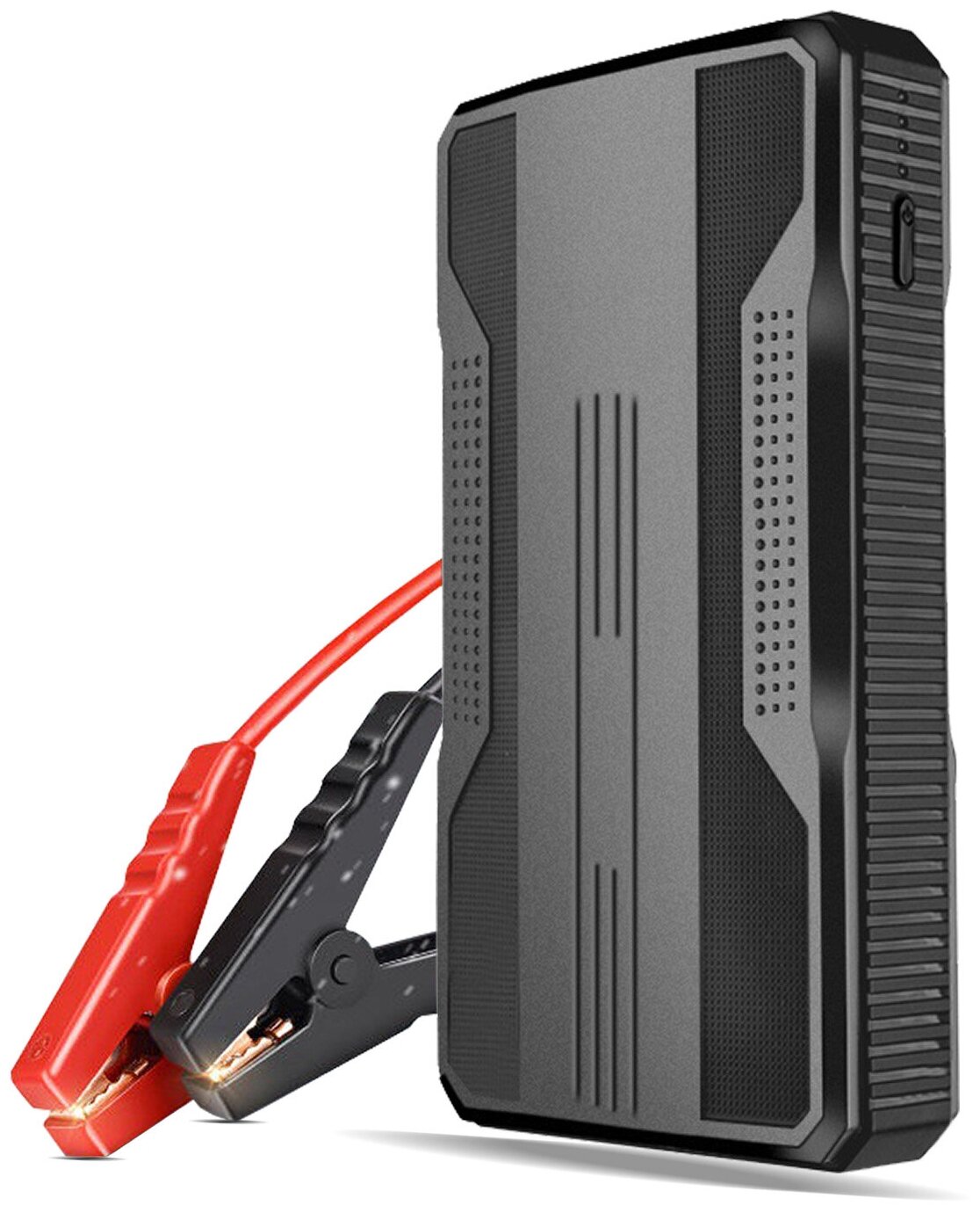 Портативное пусковое зарядное устройство бустер JUMP STARTER 8-AMH POWERBANK для автомобильных аккумуляторов и мотоциклов