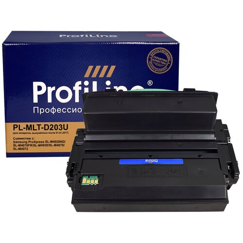 Картридж ProfiLine PL-MLT-D203U, 15000 стр, черный картридж nv print mlt d203u для samsung proxpress m4020nd m4070fr 15000k черный