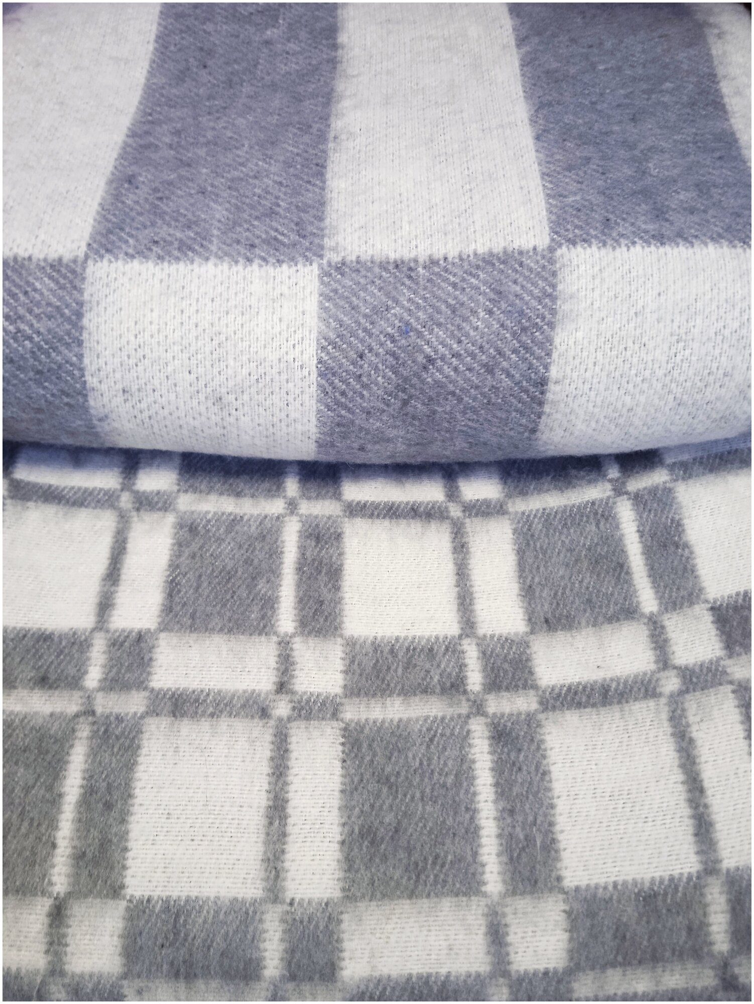 Одеяло байковое ОБ1-12/28, 420 гр/м2, 80% х/б, 140х205, серый - фотография № 6