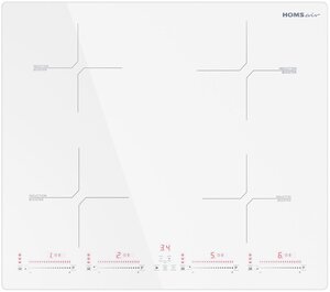 Индукционная варочная панель HOMSair HIC64SWH, белый