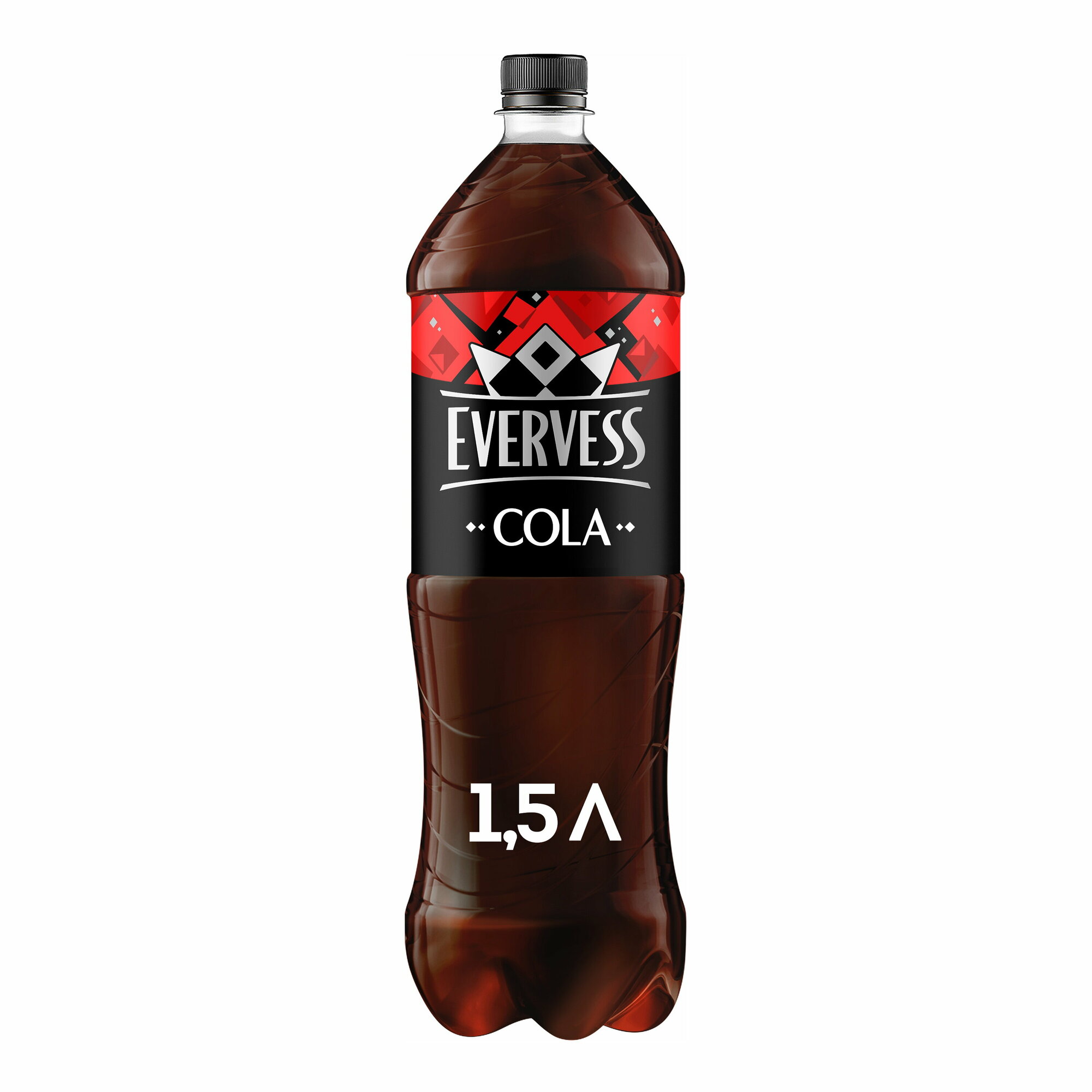 Evervess Cola/Эвервесс Кола газированный напиток 1,5л, бутылка