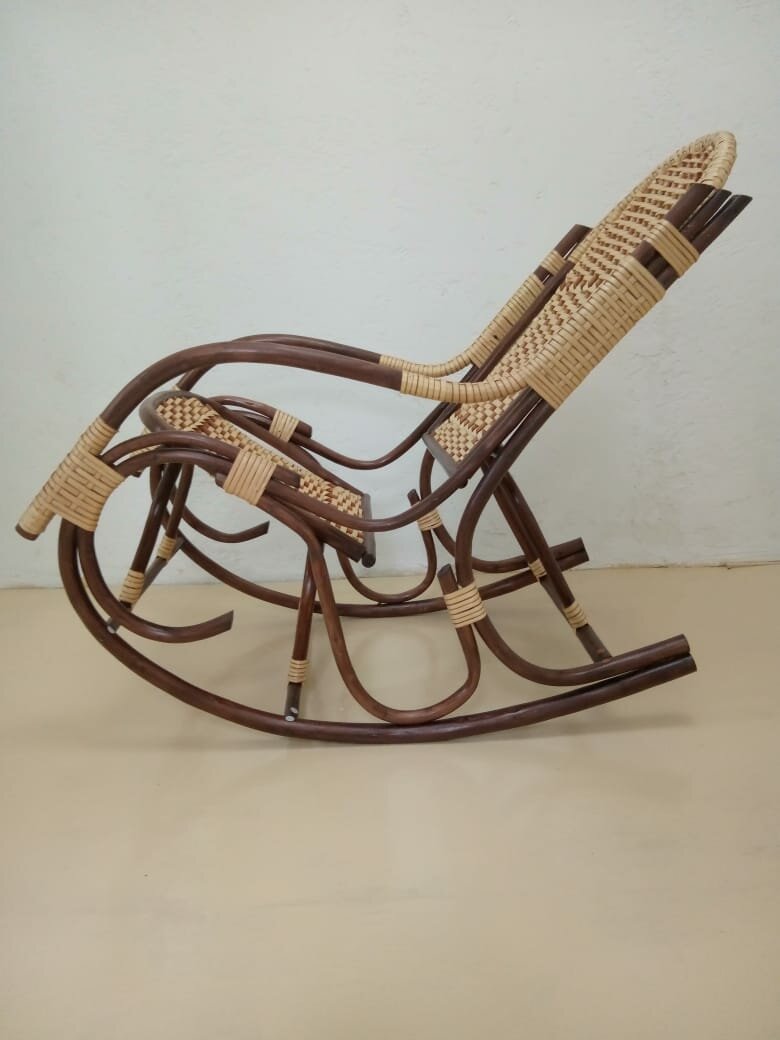 плетеное Кресло качалка - фотография № 4